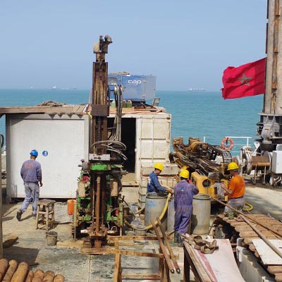 Logistique maritime et reconnaissance géotechnique